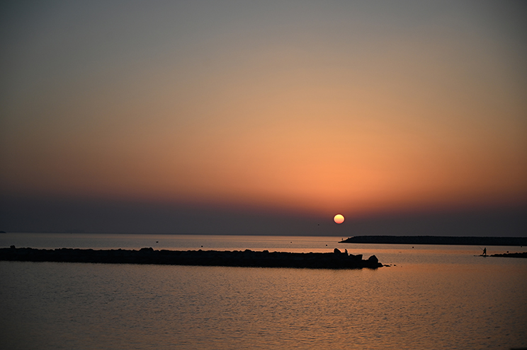 Dubai Beach sunset